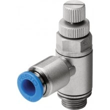 Пневмодроссель Festo GRLA-1/4-QS-6-RS-D