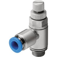 Пневмодроссель Festo GRLA-1/8-QS-4-RS-D