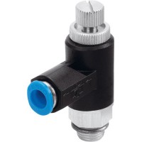 Пневмодроссель Festo GRLA-3/8-QS-8-RS-B