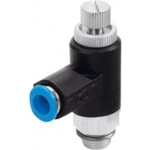 Пневмодроссель Festo GRLA-3/8-QS-8-RS-B