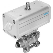 Кран с приводом Festo VZBA-1/2-WW-63-T-22-F0304-V4V4T-PS15-R-90-4-C