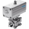 Кран с приводом Festo VZBA-2-GG-63-T-22-F0507-V4V4T-PS90-R-90-4-C